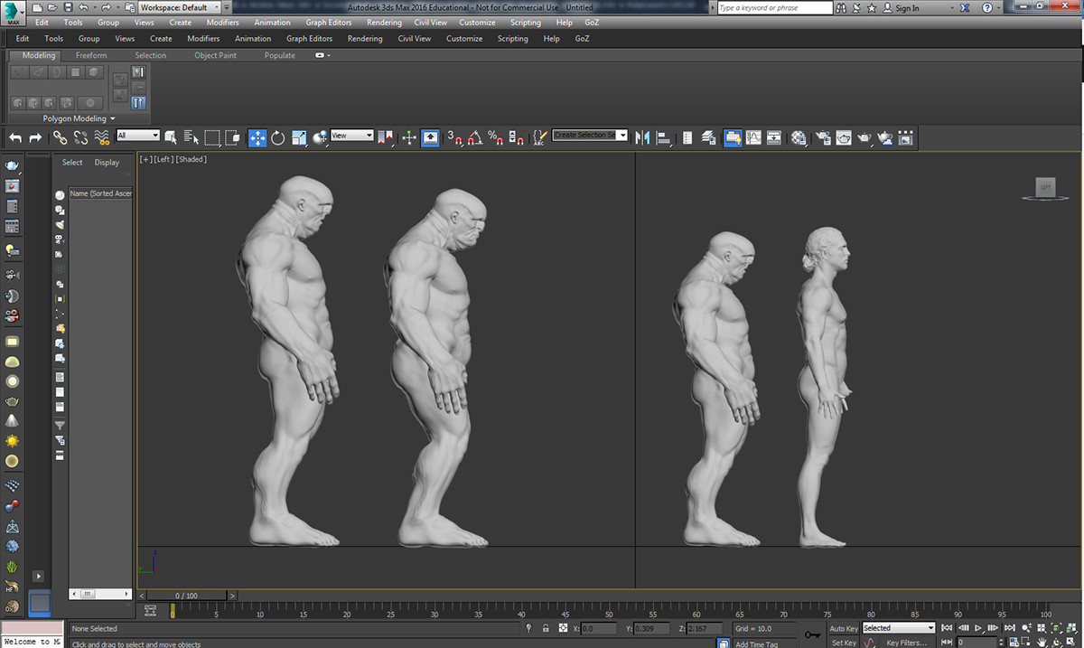Comparing with 3d Scanned Body