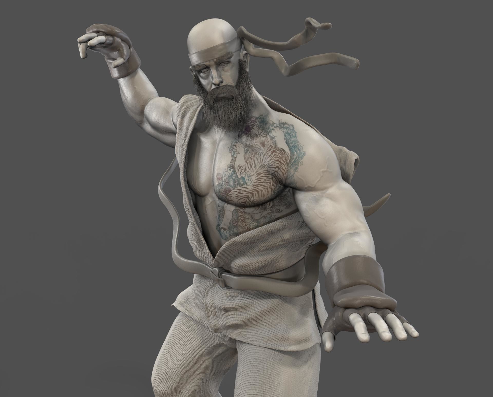 ArtStation - Older version of ryu