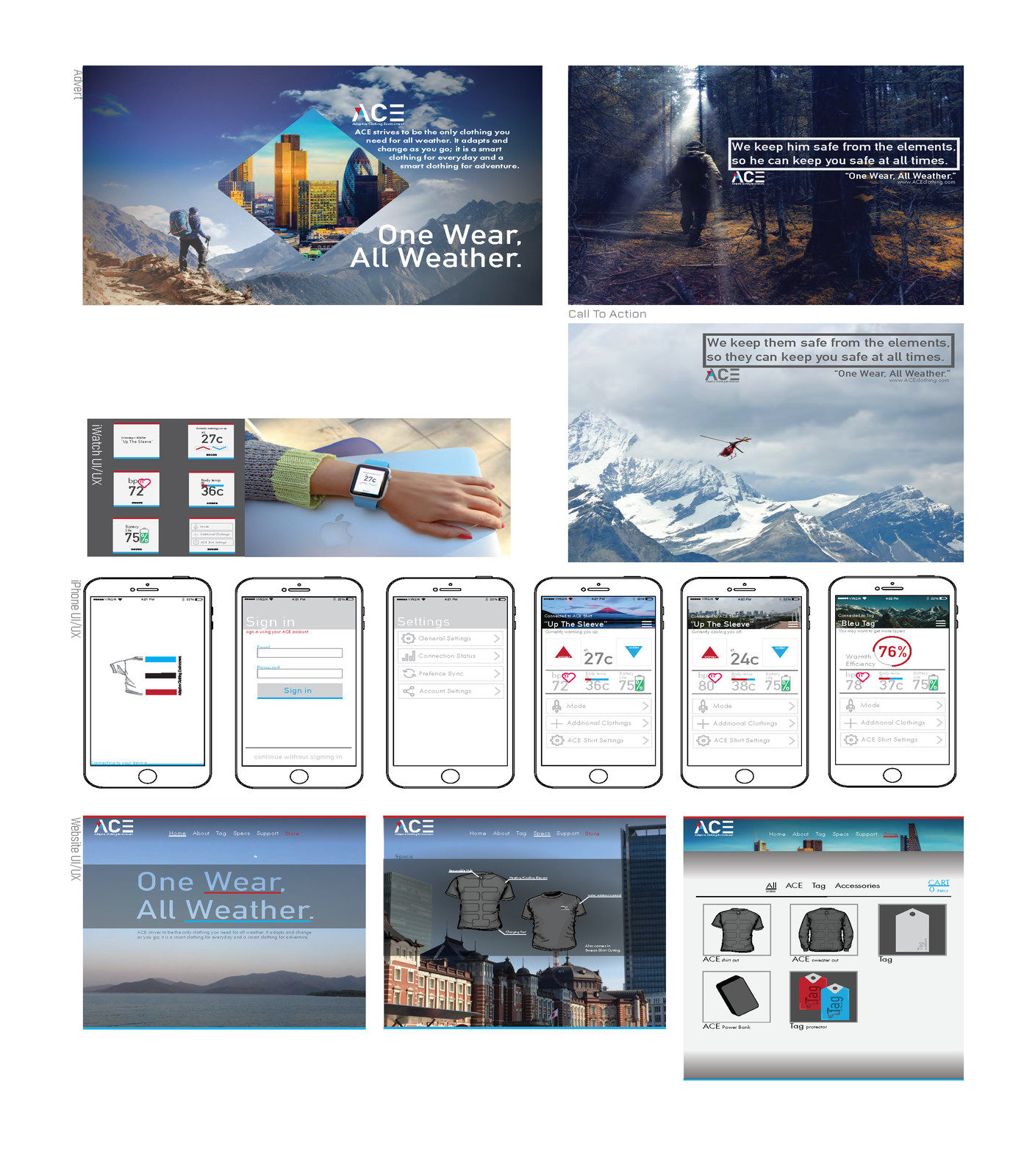 Compiled (Ads, UI/UX, Website [some of it])