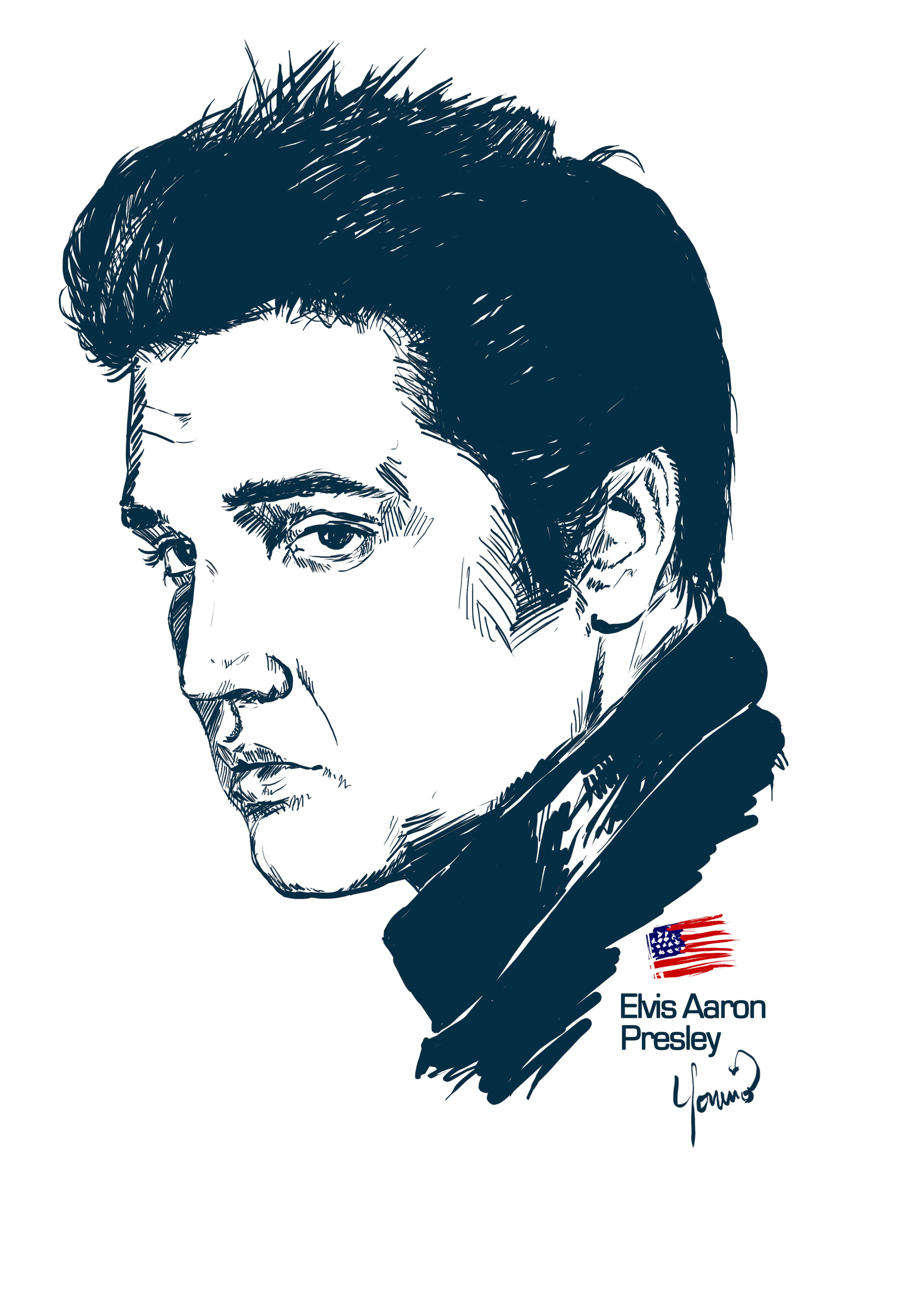 ArtStation - Elvis Presley