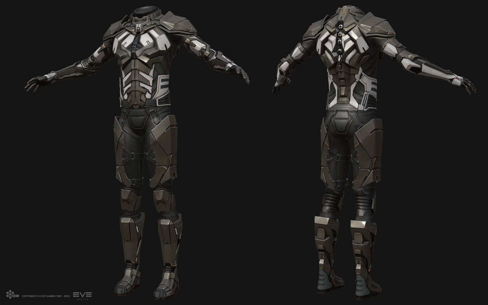 ArtStation - Dark Combat Suit (No Texture)