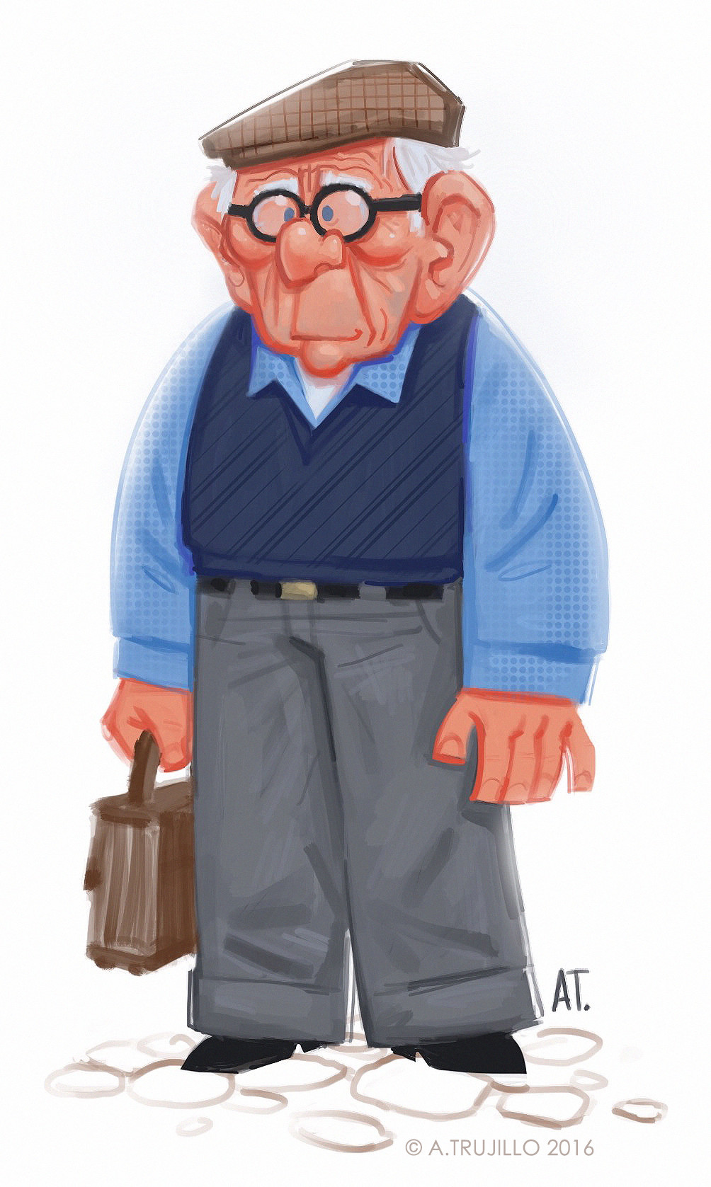 ArtStation Old Italian chap