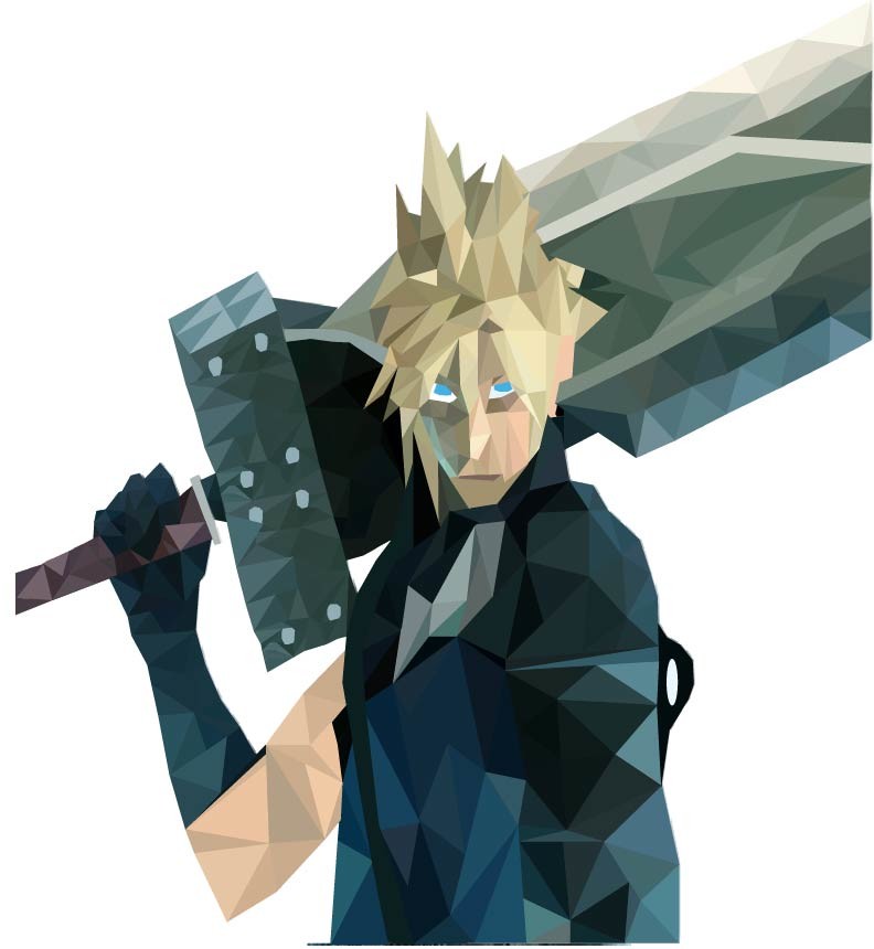 ff7 low poly