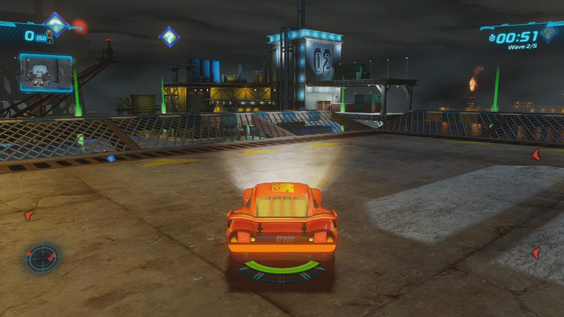 Cars 2: The Video Game - 2-Wheel Slalom Gameplay (Multi) 
