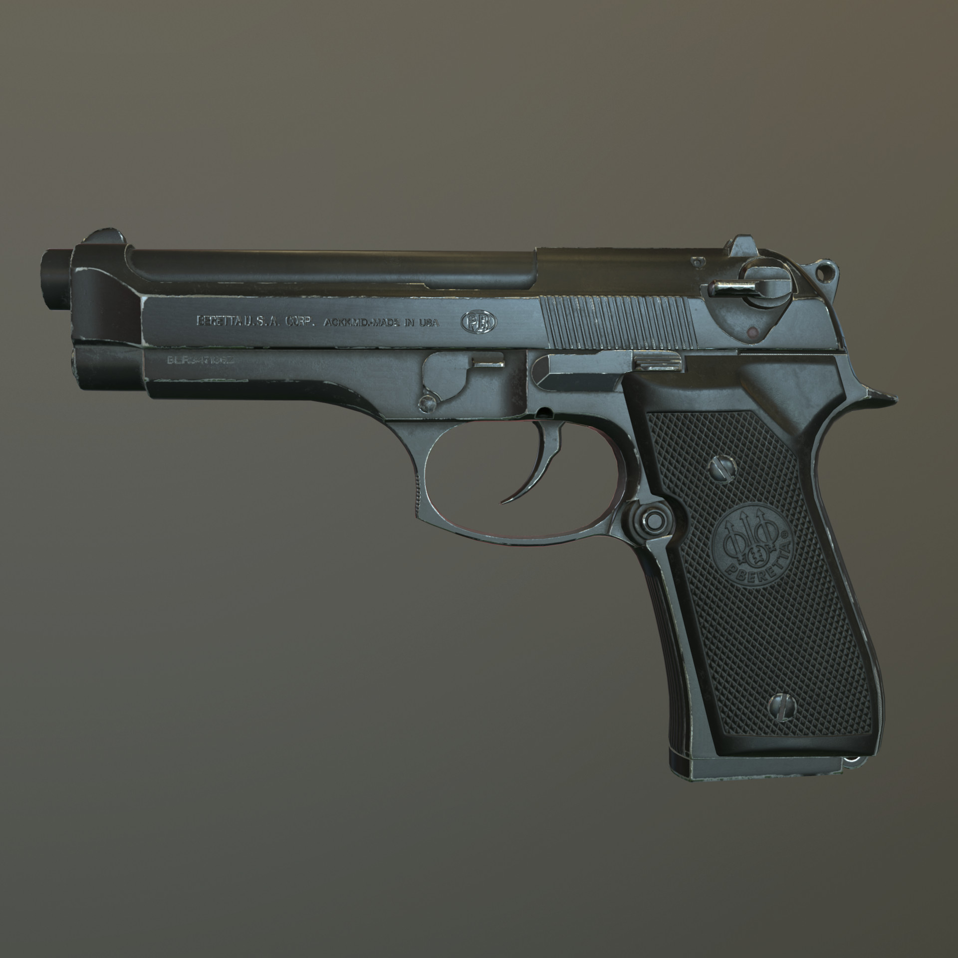 ArtStation - Beretta 92F
