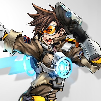 Tracer Overwatch (Fan Art) by rainwalker, 2D