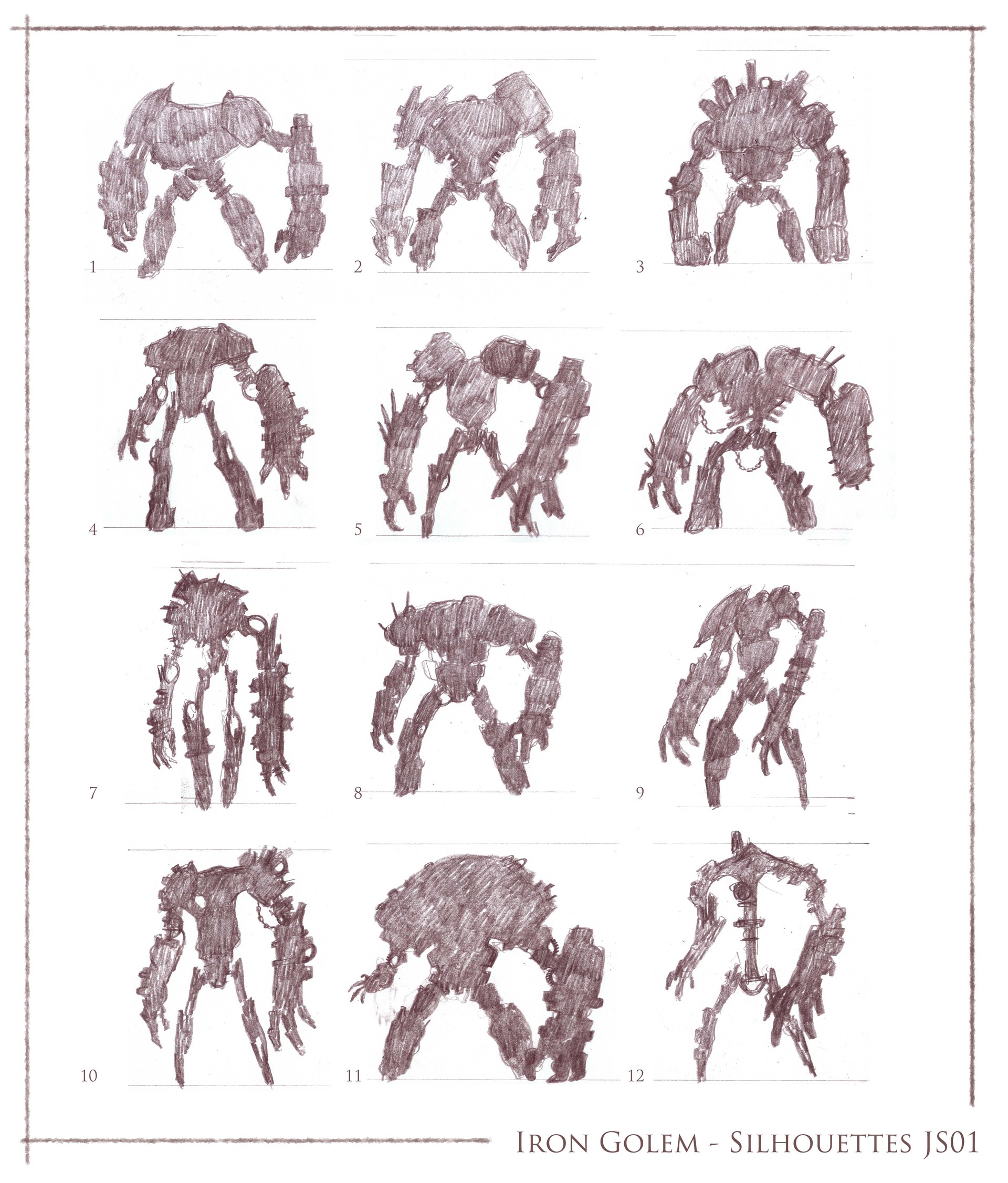 Jonathan Standing - Titans - Golem Triptych