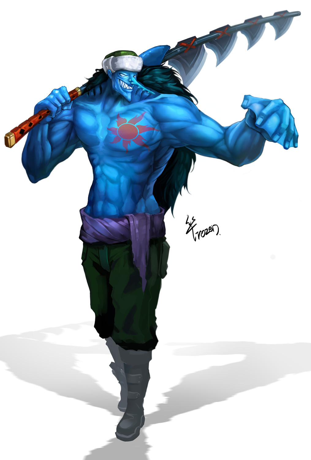 Artstation Arlong One Piece Frozen Bz