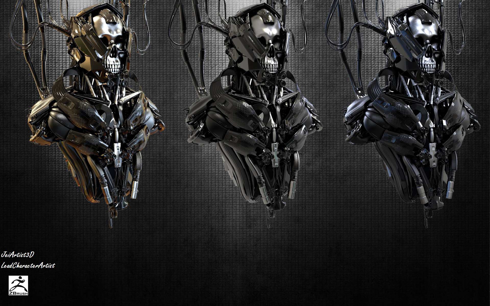 ArtStation Skull Design Cyborg