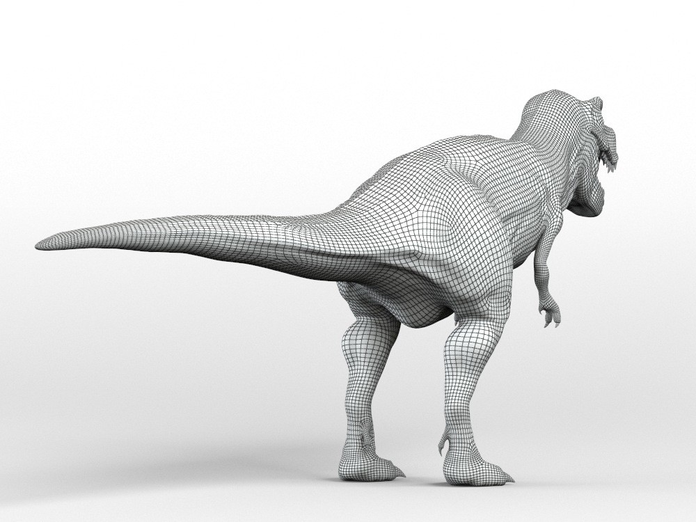 modèle 3D de T Rex en cours d'exécution animé truqué - TurboSquid 2102417