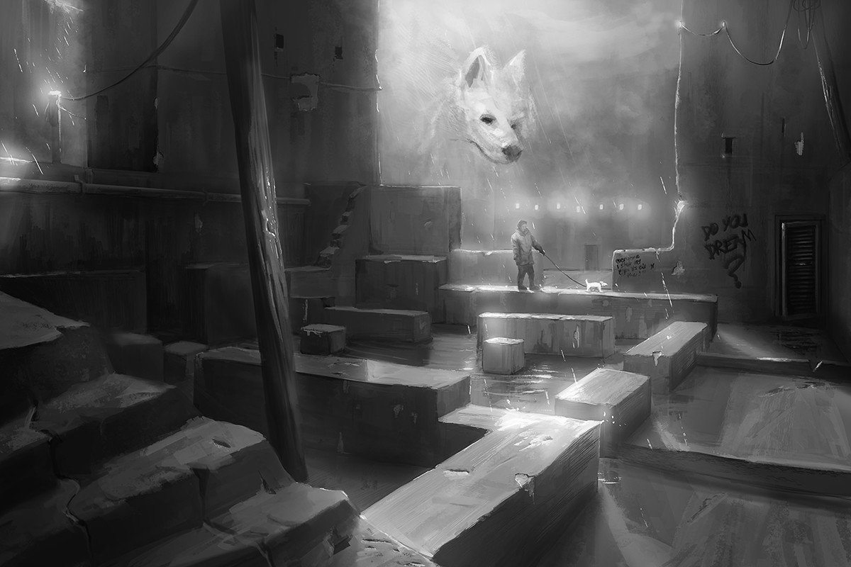 ArtStation - Personal - White Dog