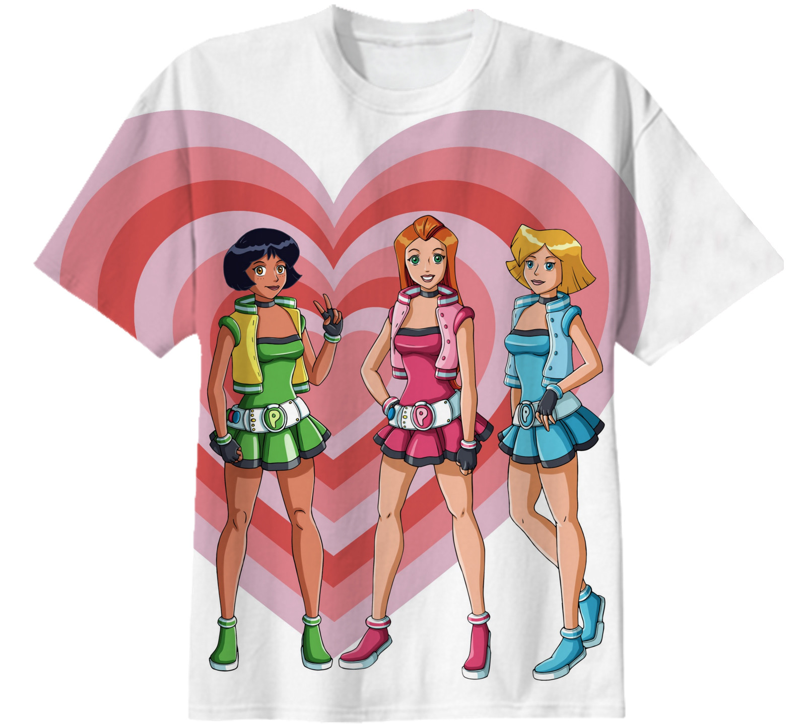 Tee shirt totally spies femme cheap