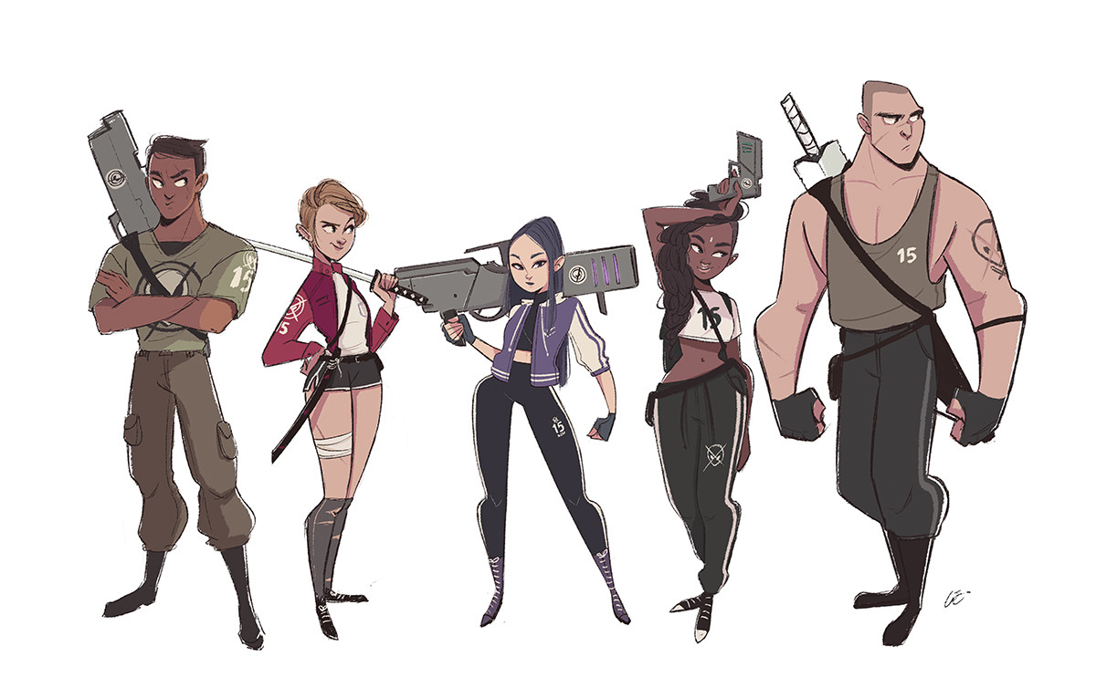 Artstation Warriors No Aliens Allowed Chabe Escalante