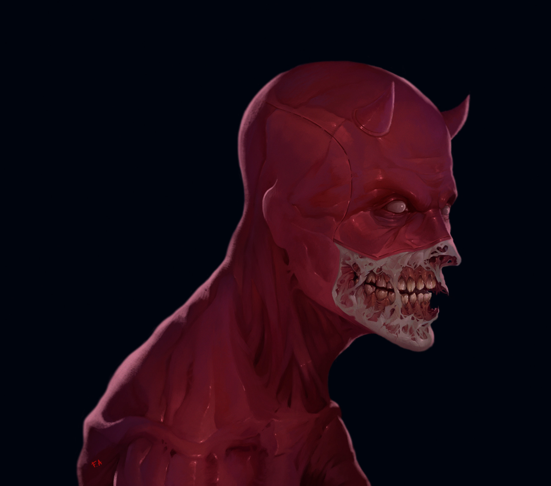 Artstation Daredevil Fan Art Eduard Godovikov