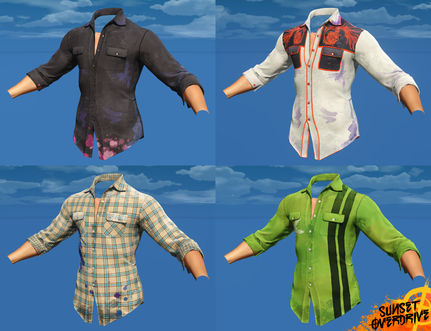 Sunset Overdrive Colors