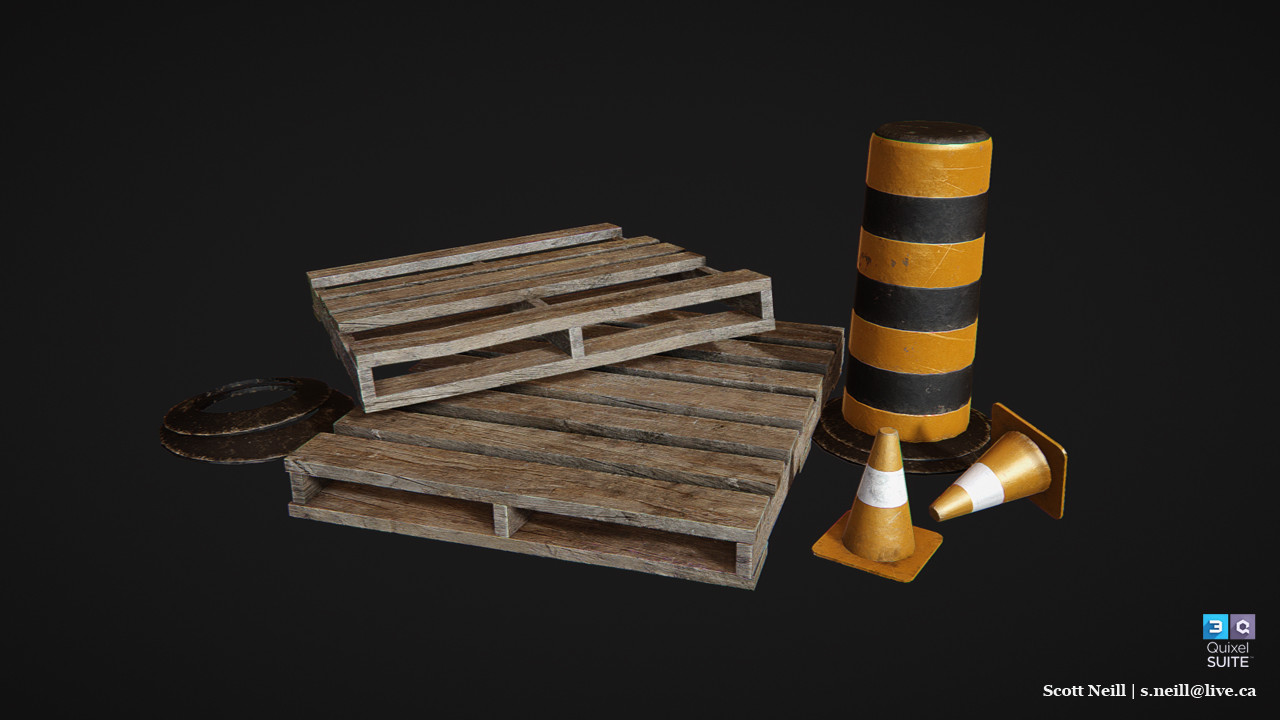 ArtStation Construction Props