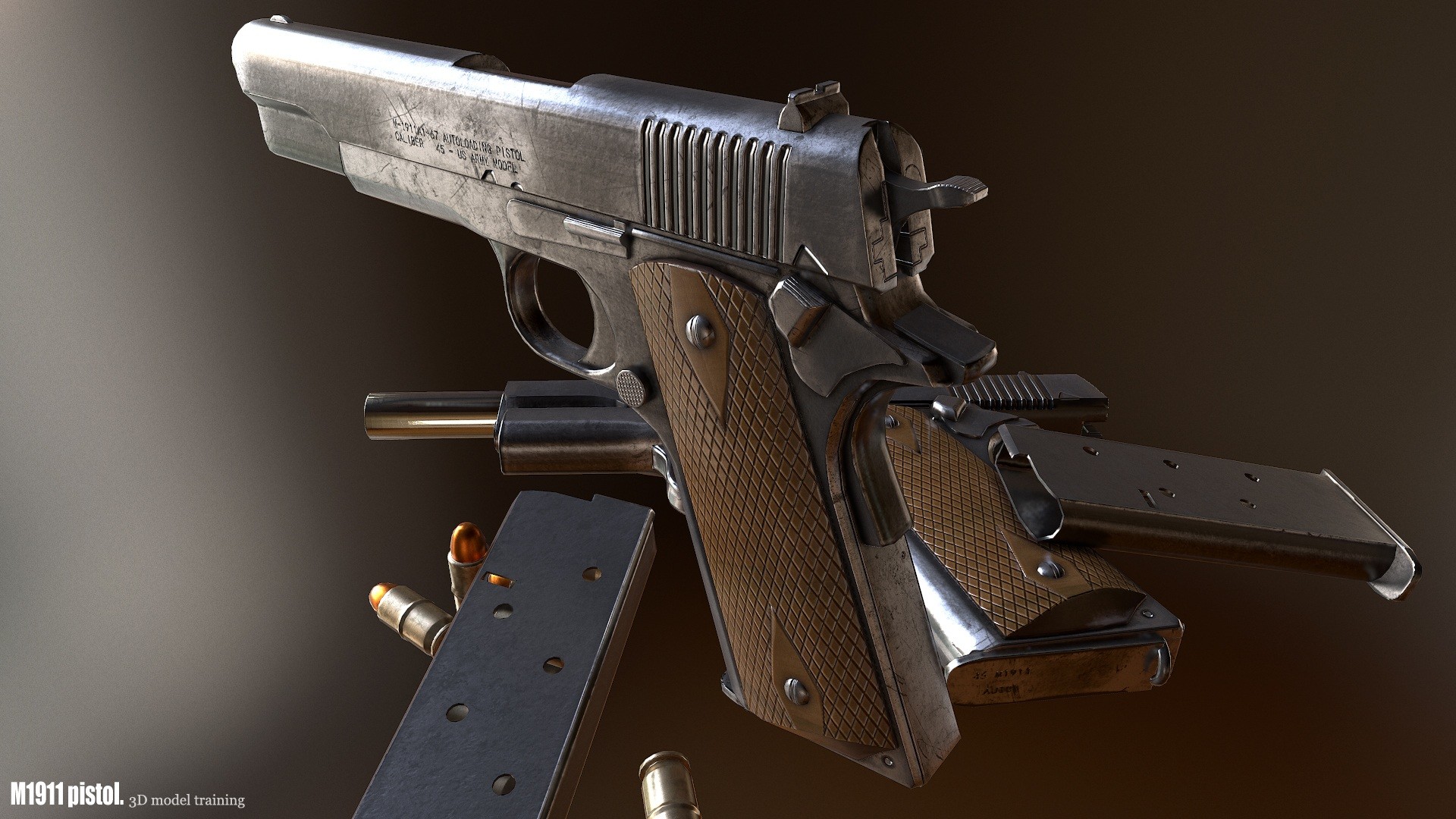 ArtStation - M1911 pistol, lin xin