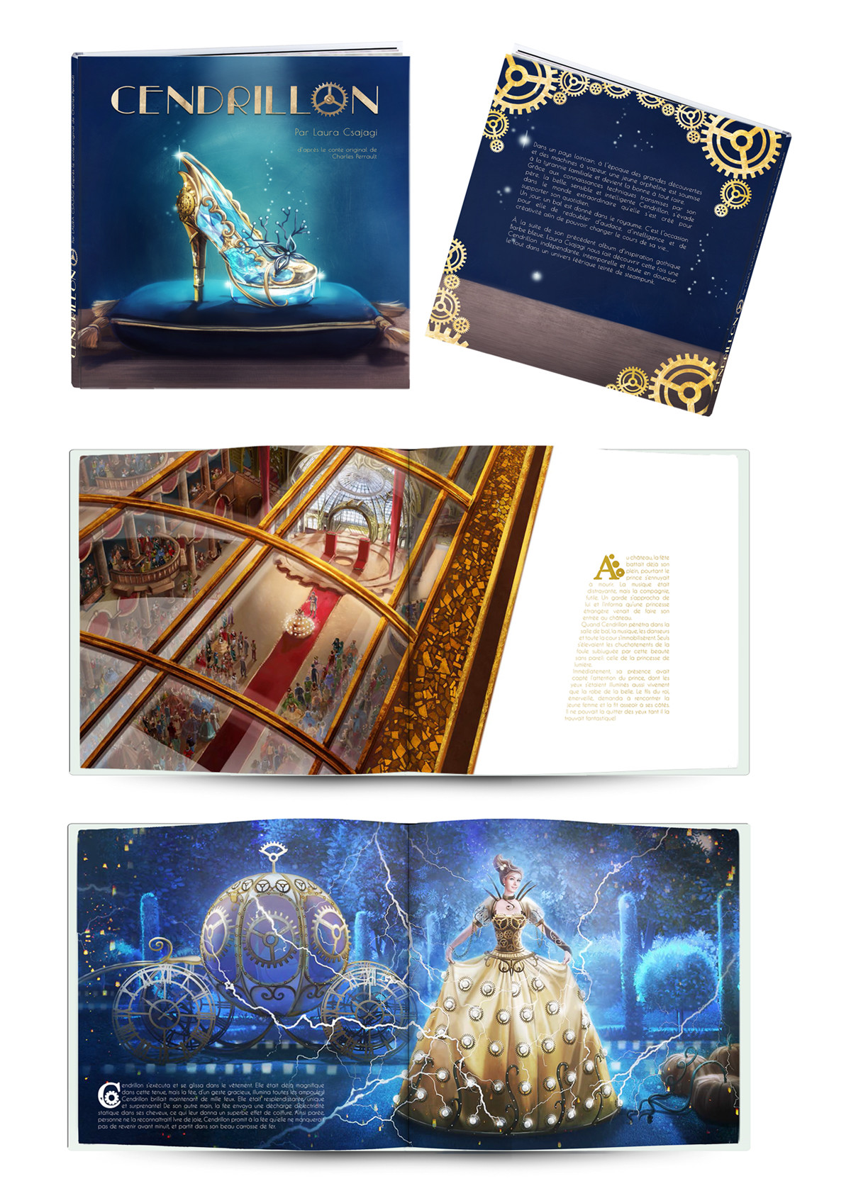 ArtStation Cendrillon Illustrated book