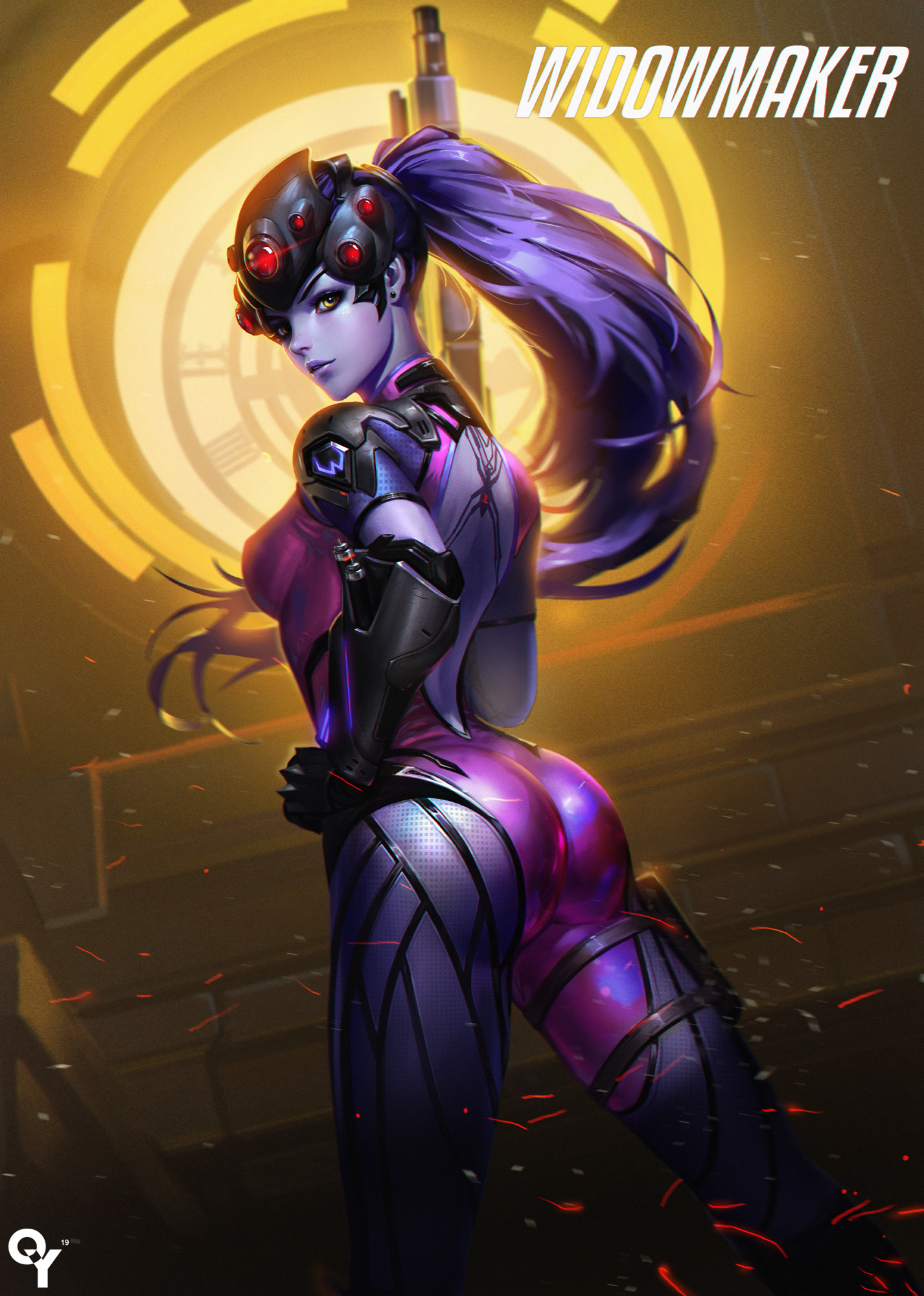 Artstation Widowmaker Liang Xing