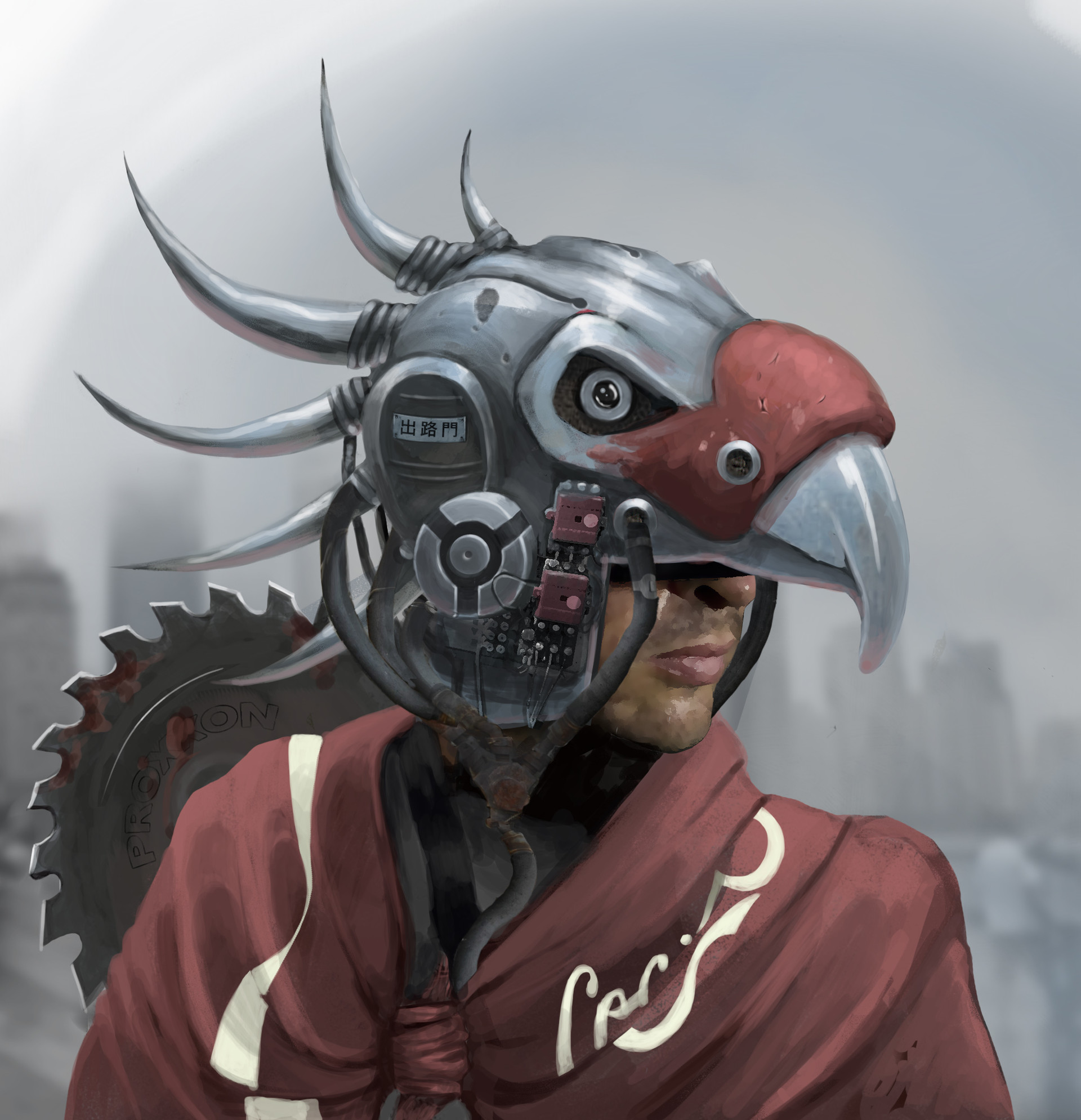 ArtStation - Post apocalyptic scull helmet concept