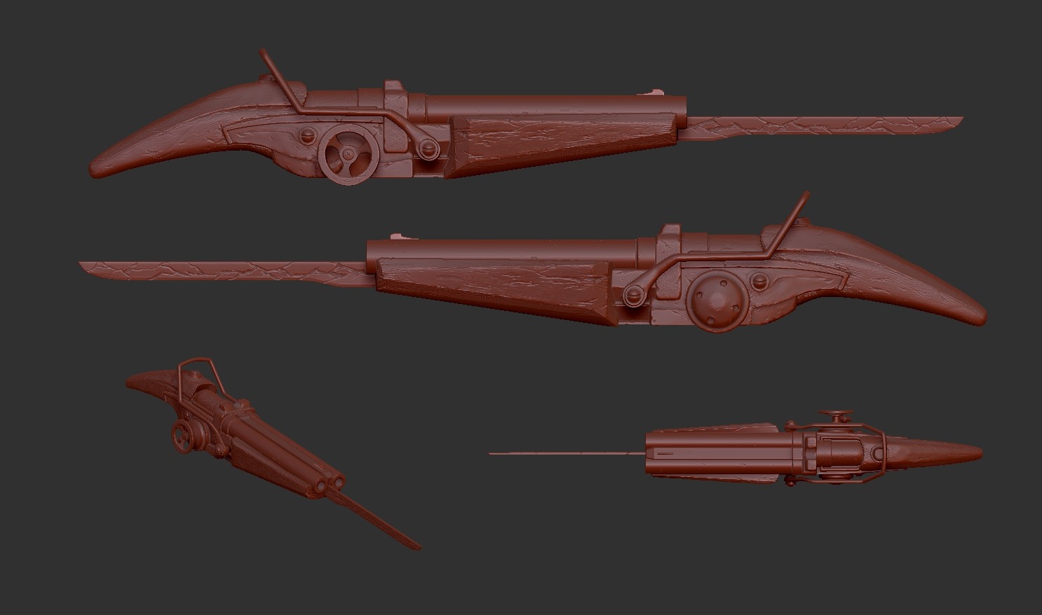 Artstation 甲鉄城のカバネリ 無名 銃