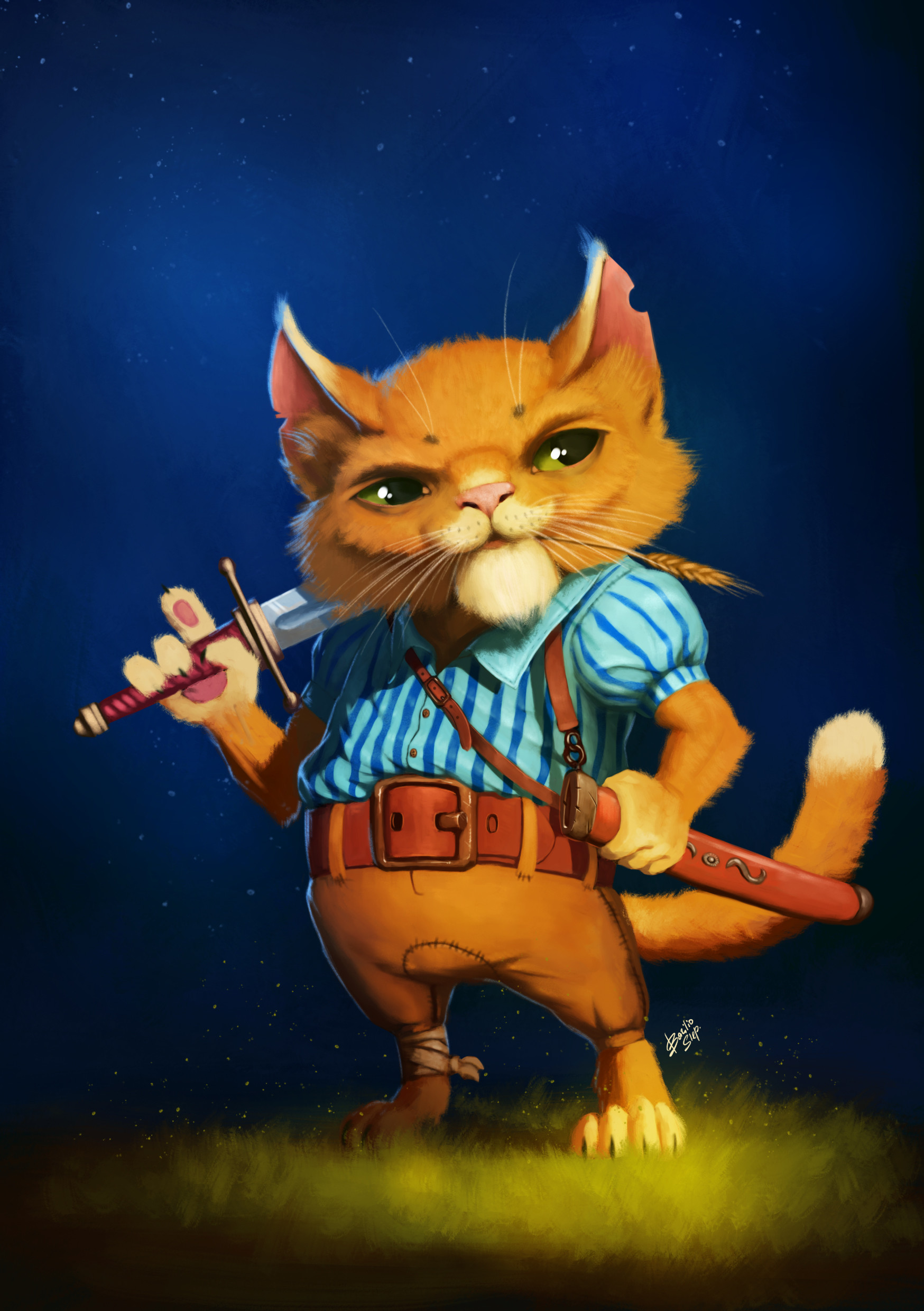 Кот разбойник картинки
