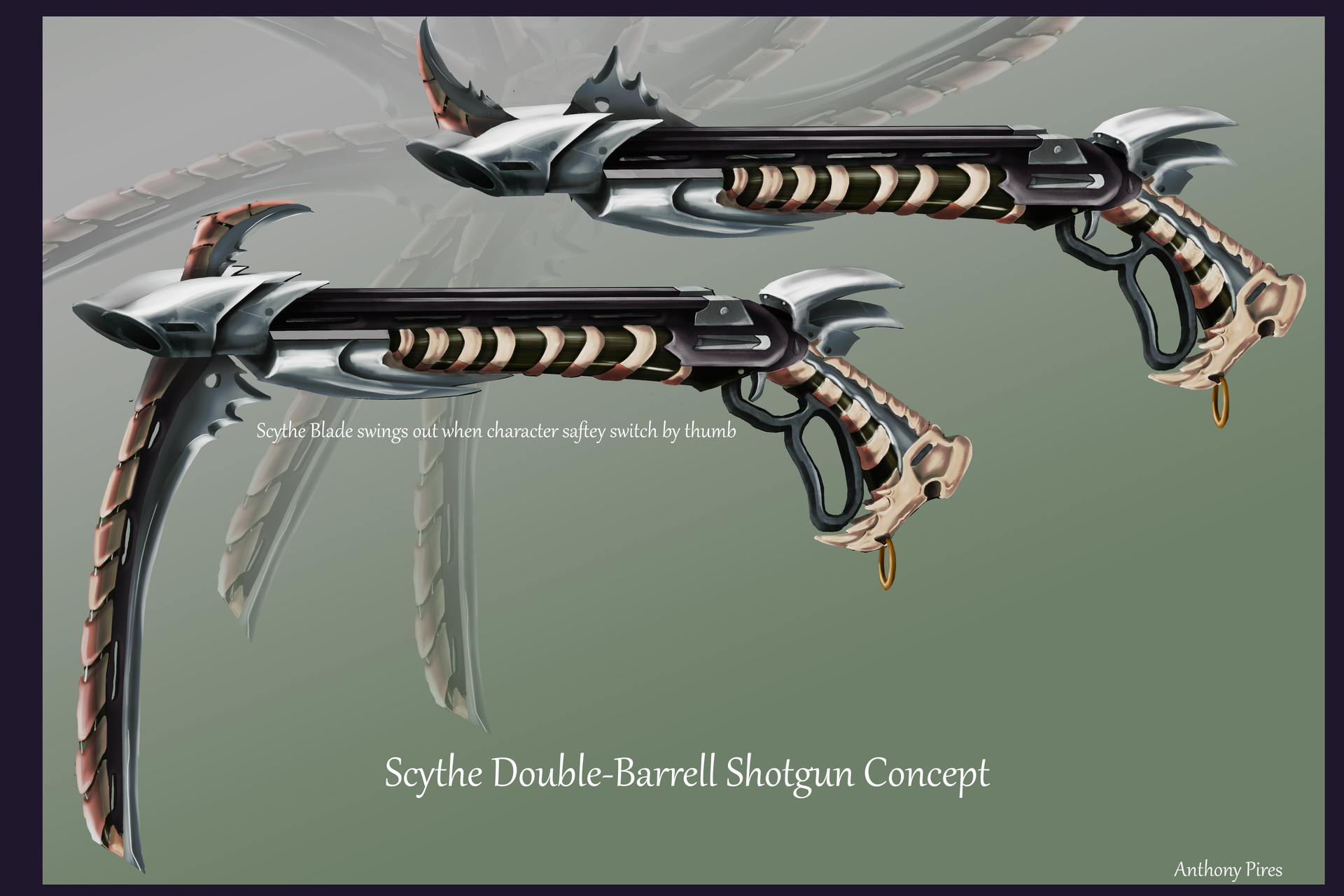 Gun Scythe Concept.