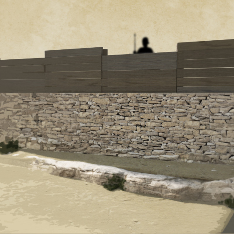 Fortifications of the Iron Age site of Monte Bernorio