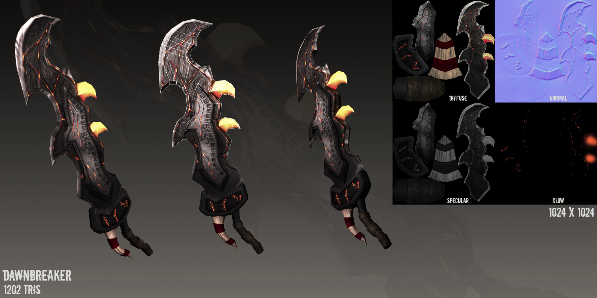 Artstation Dawnbreaker 3d Presentation Sheet Gordon Christian