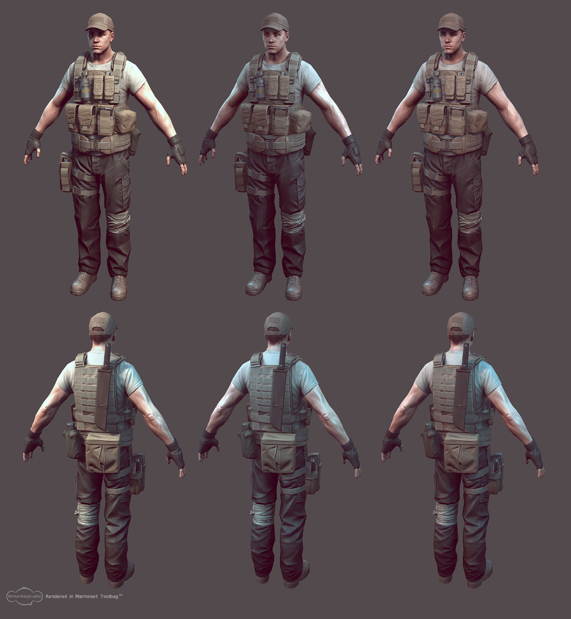 ArtStation - Military guy