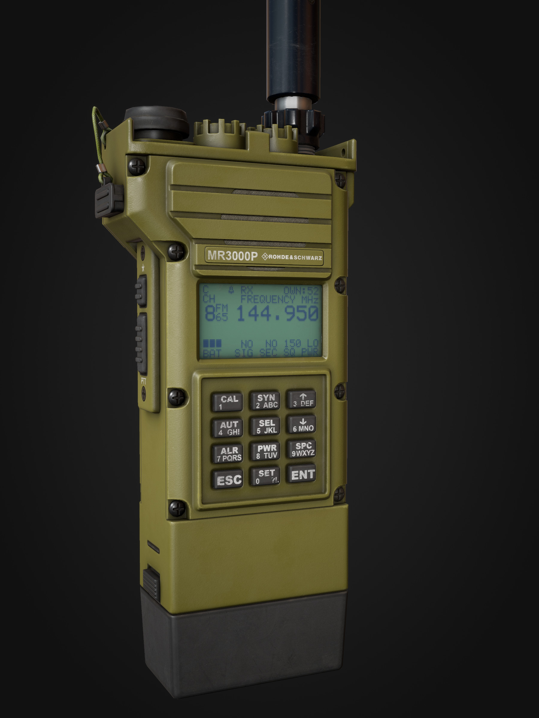 ArtStation - MR3000P VHF tactical handheld radio