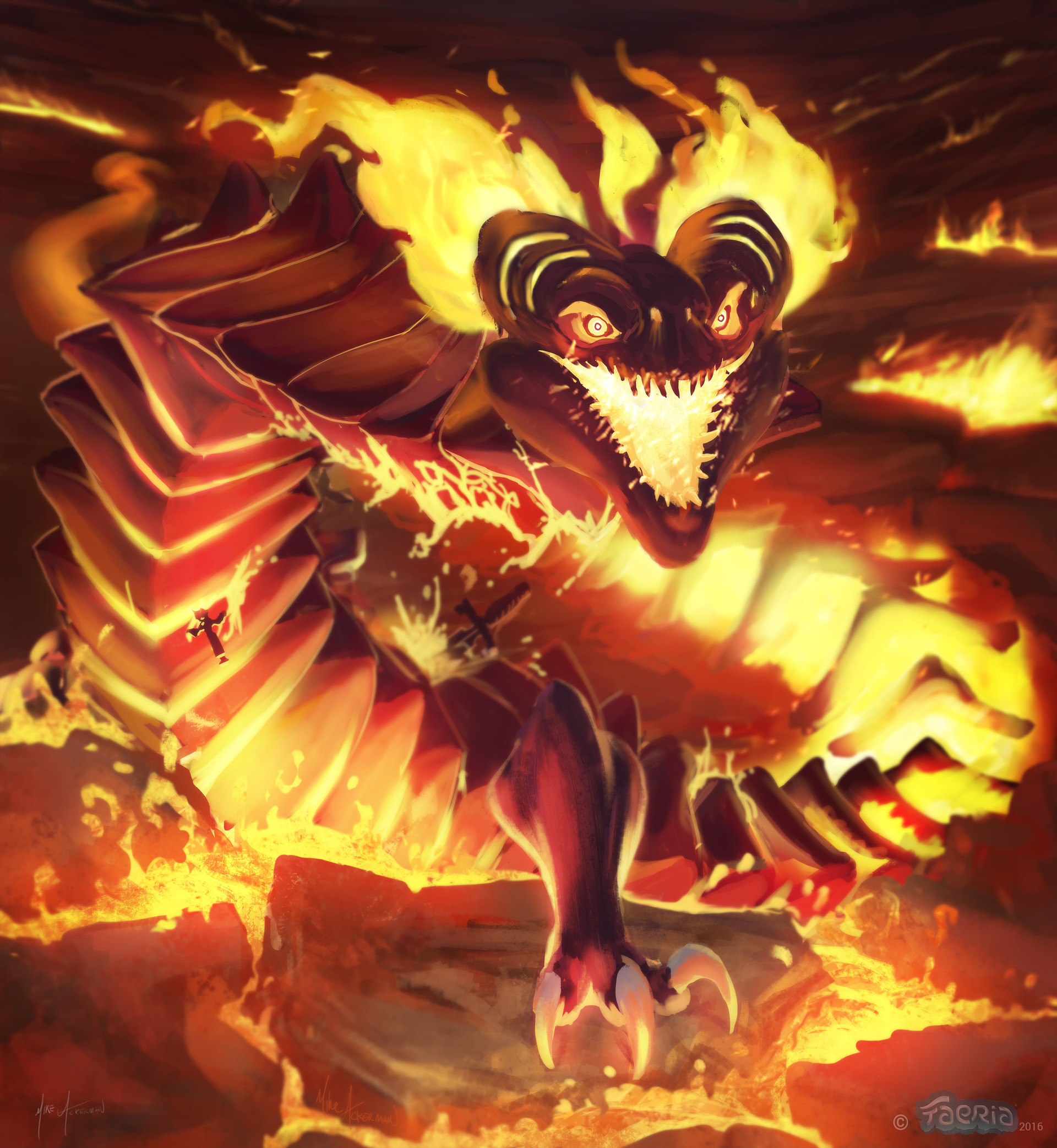 Artstation Fire Bringer Mike Ackerman