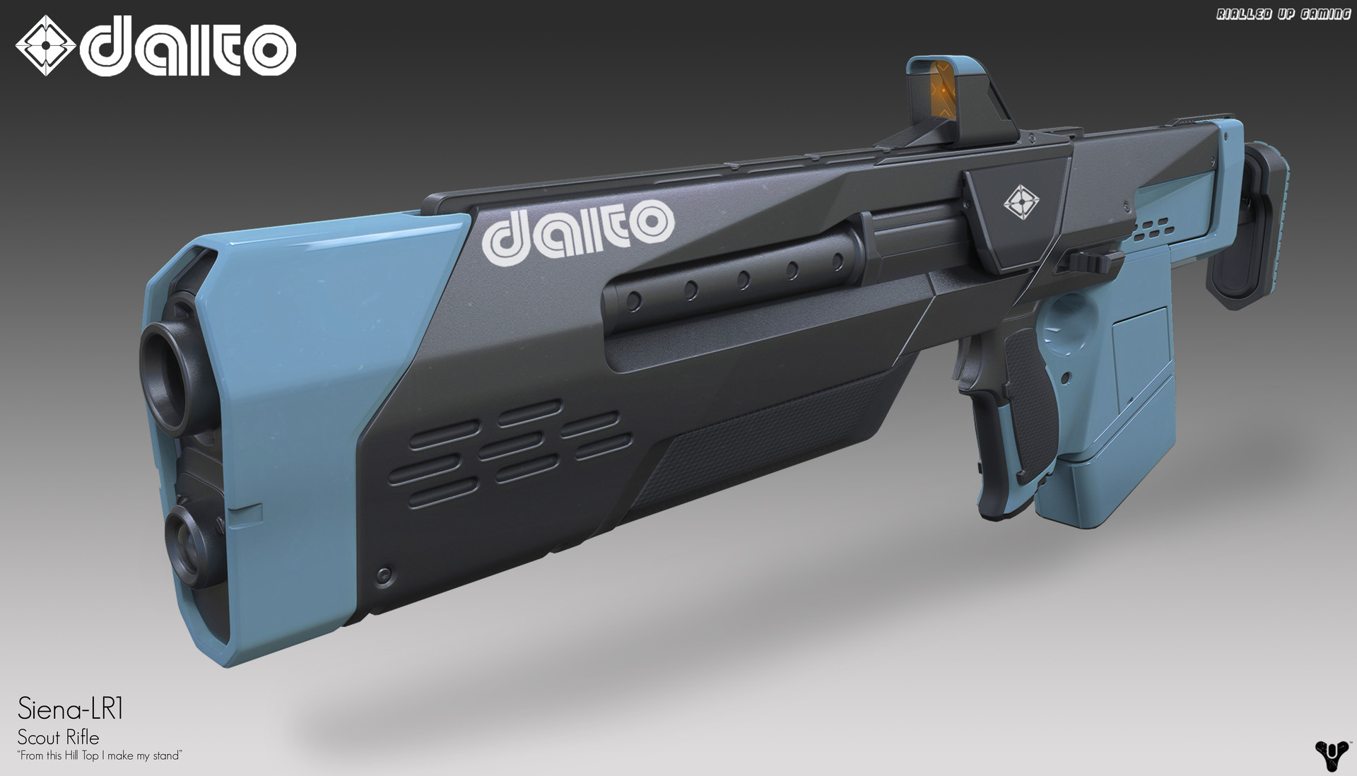 Daito Foundry Destiny Concept Weapon Design. 