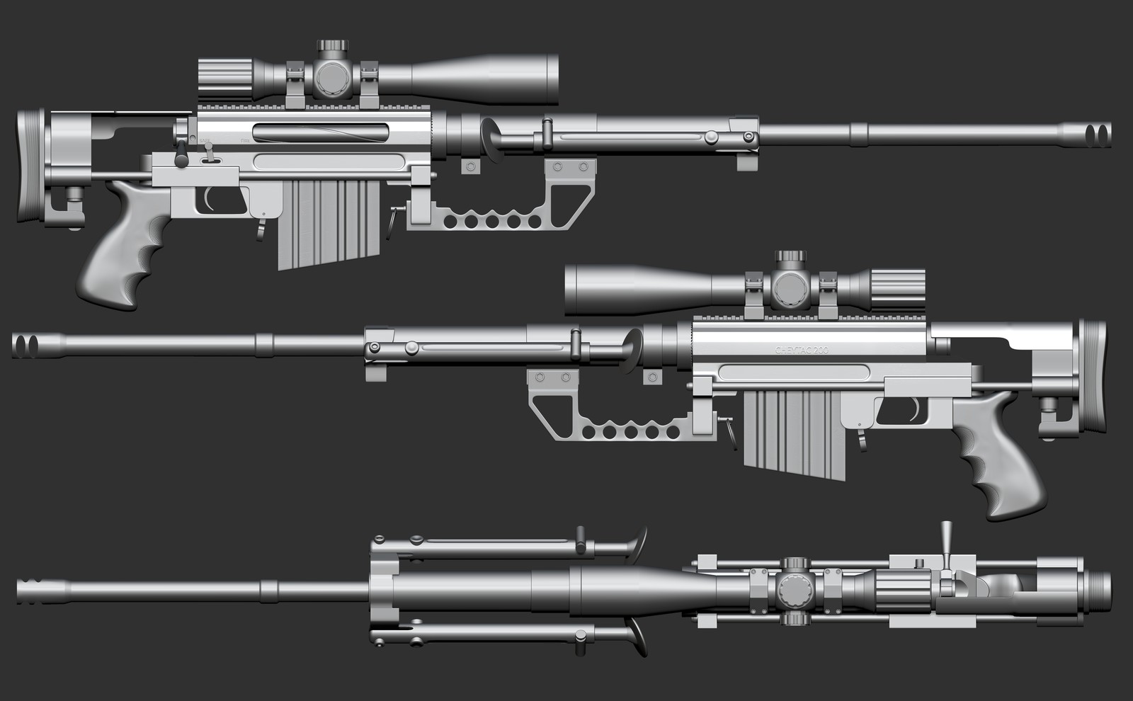 снайперская винтовка awp чертеж фото 64