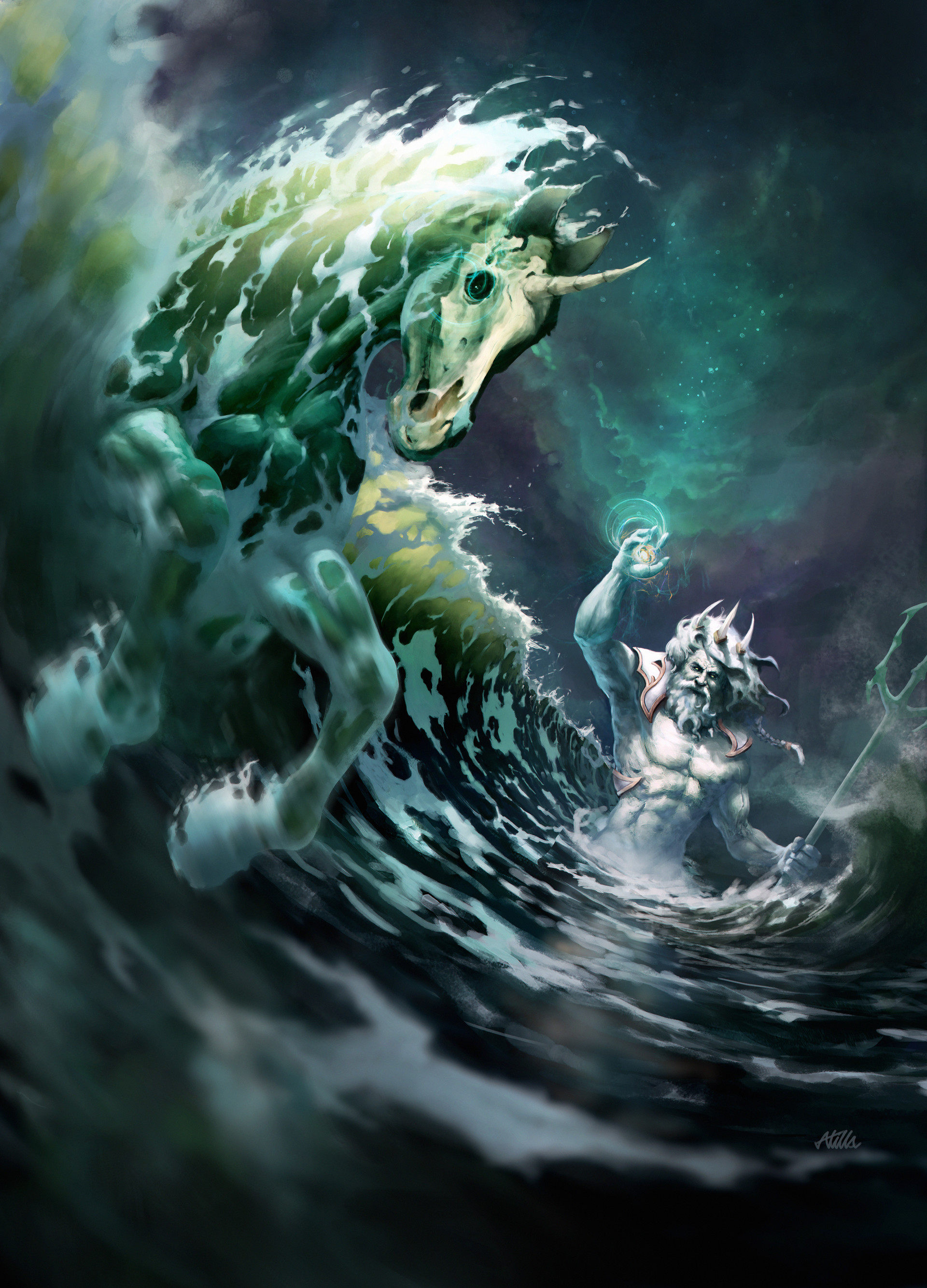 Poseidon by debourgstudios on DeviantArt