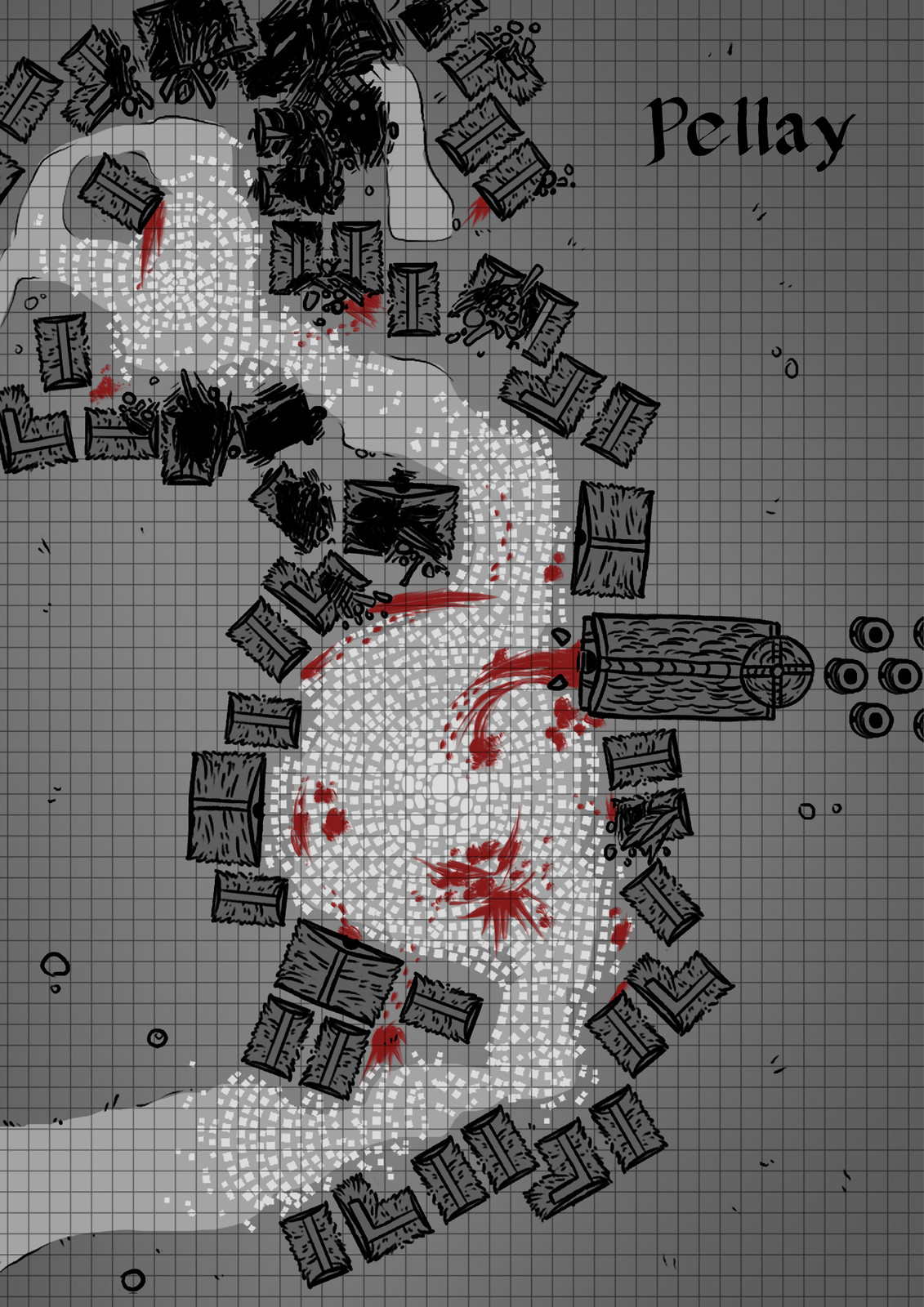 Destroyed Town Pellay map.