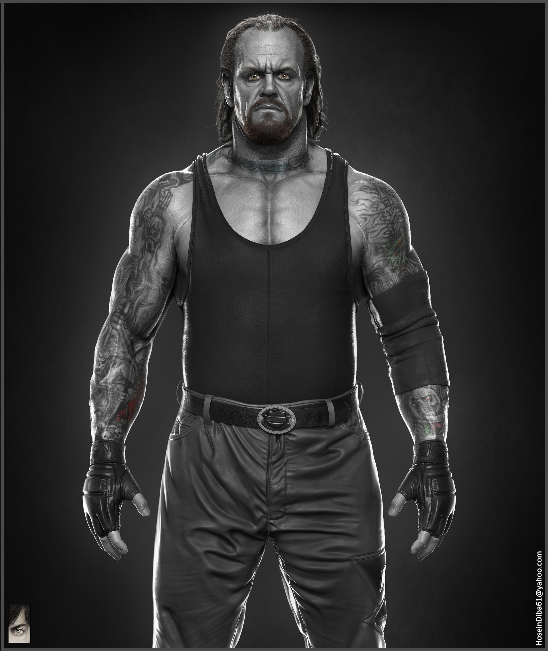 Artstation The Undertaker Wwe Hossein Diba