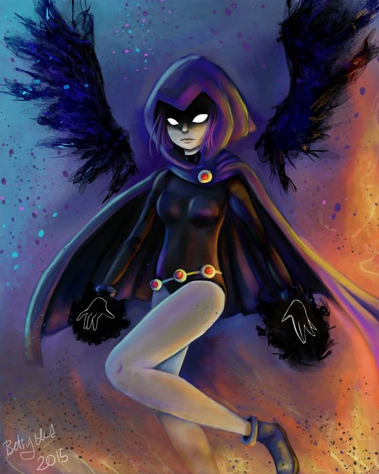 Teen titans raven anime