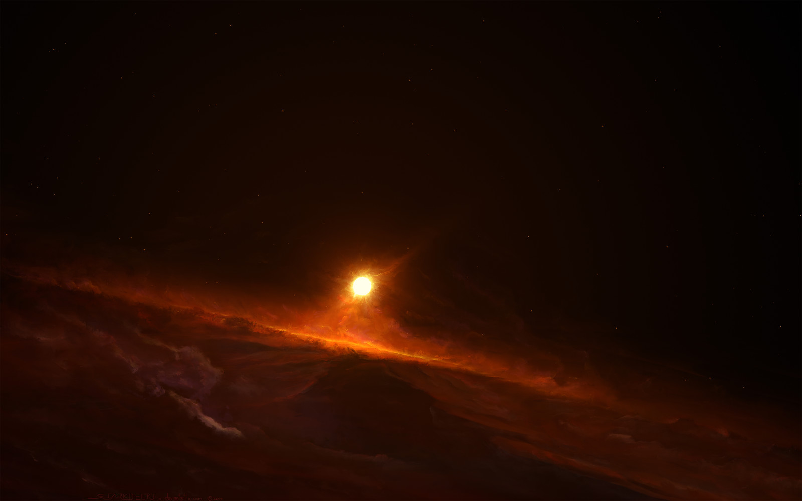 Mustafar Sunrise (high atmosphere)