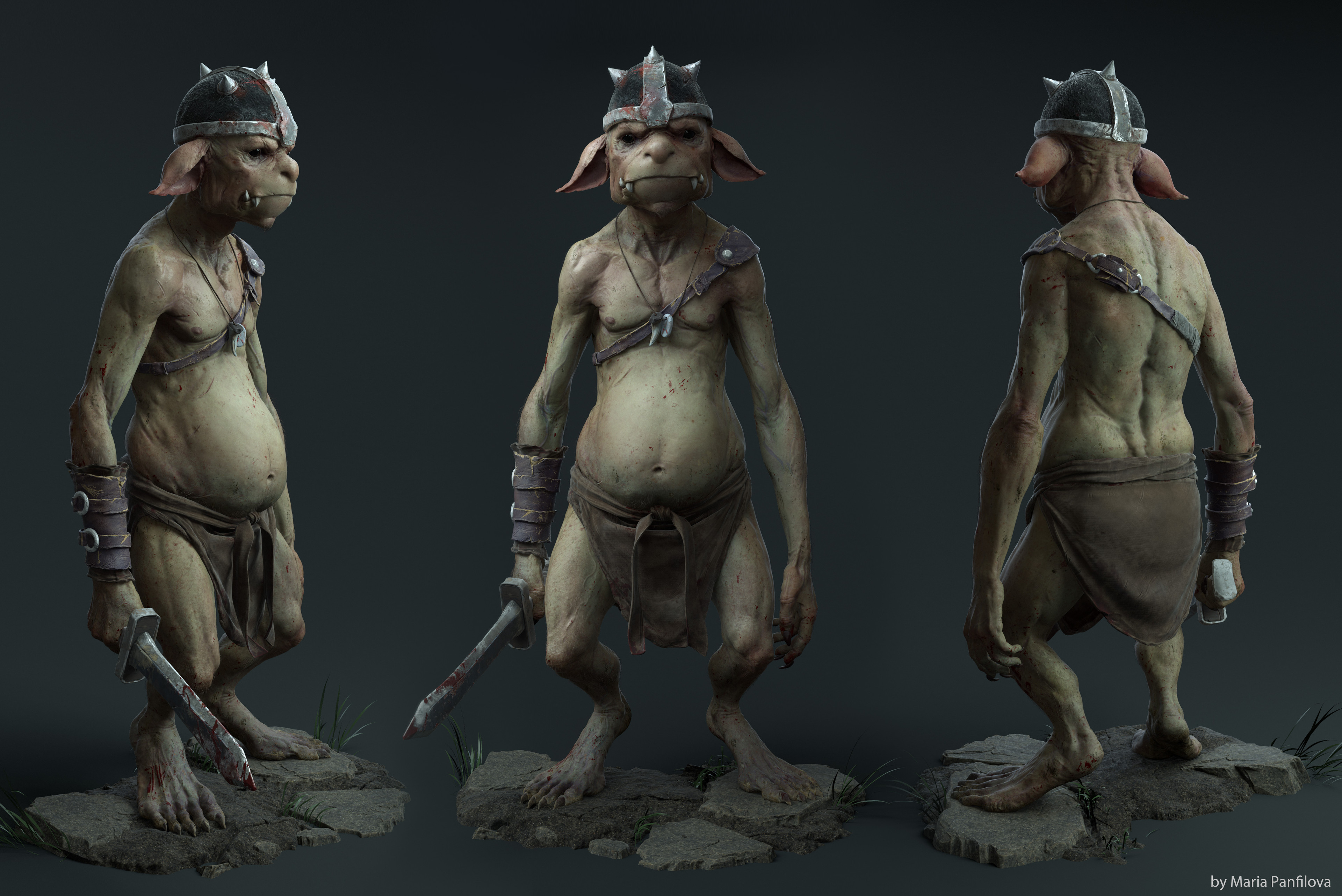 Artstation Grimgar Goblin Maria Panfilova