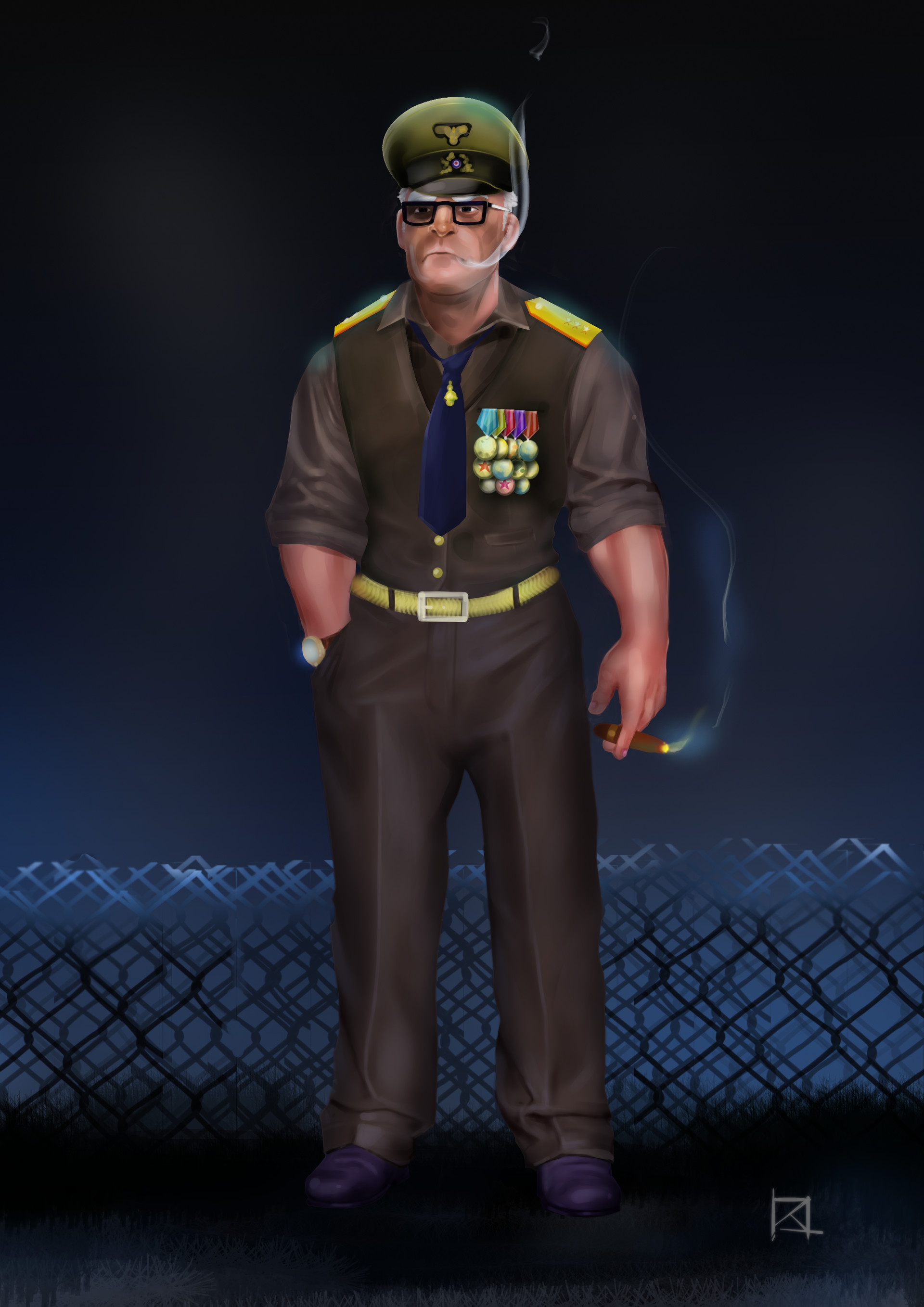 ArtStation - Army General Character Study