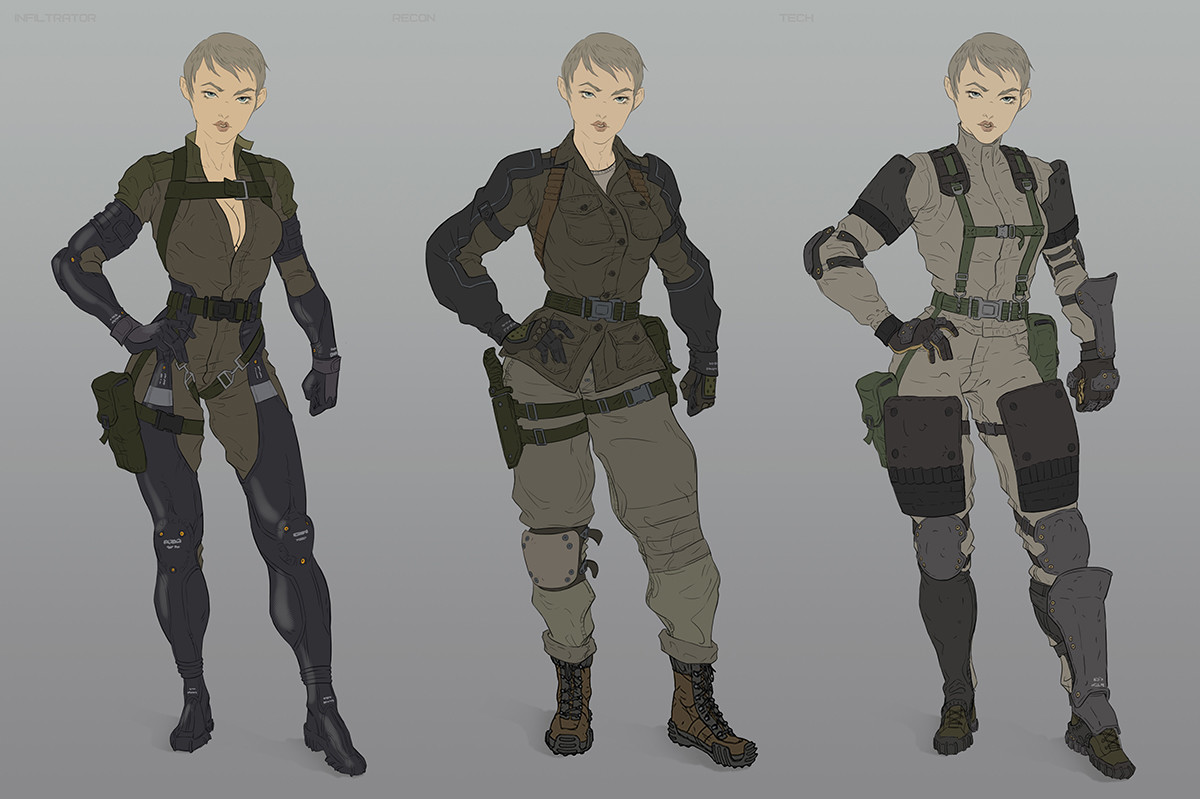 Jordan Lamarre-Wan - Metal Gear Online Concept Art