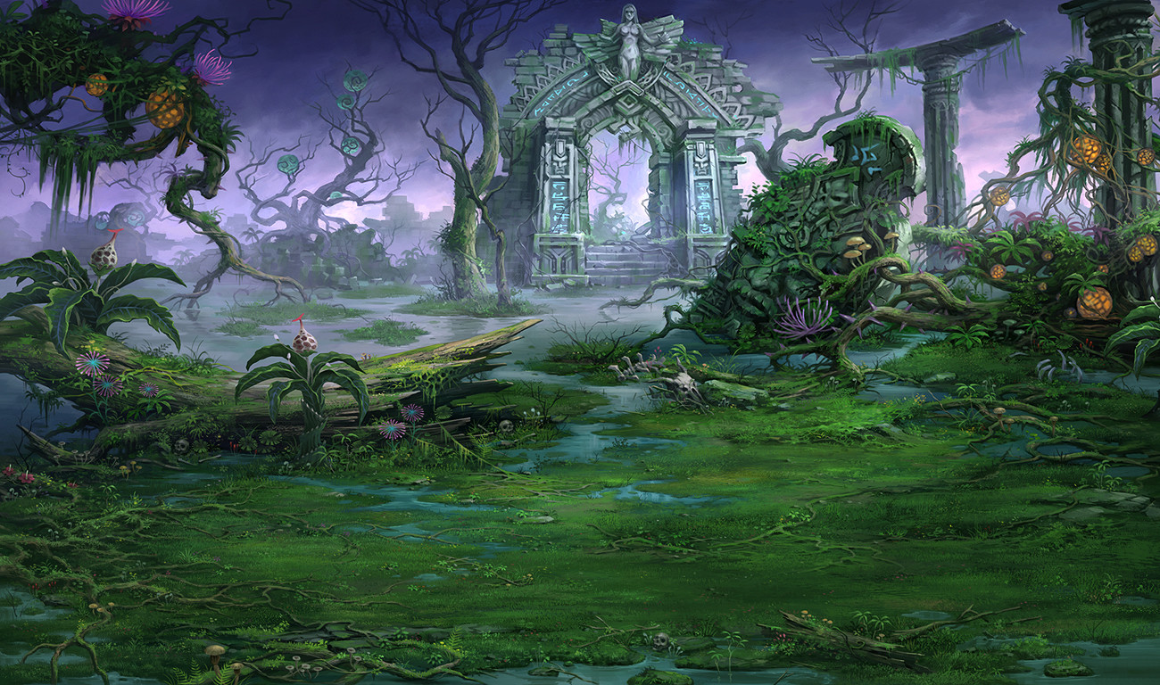 ArtStation 游戏战斗背景