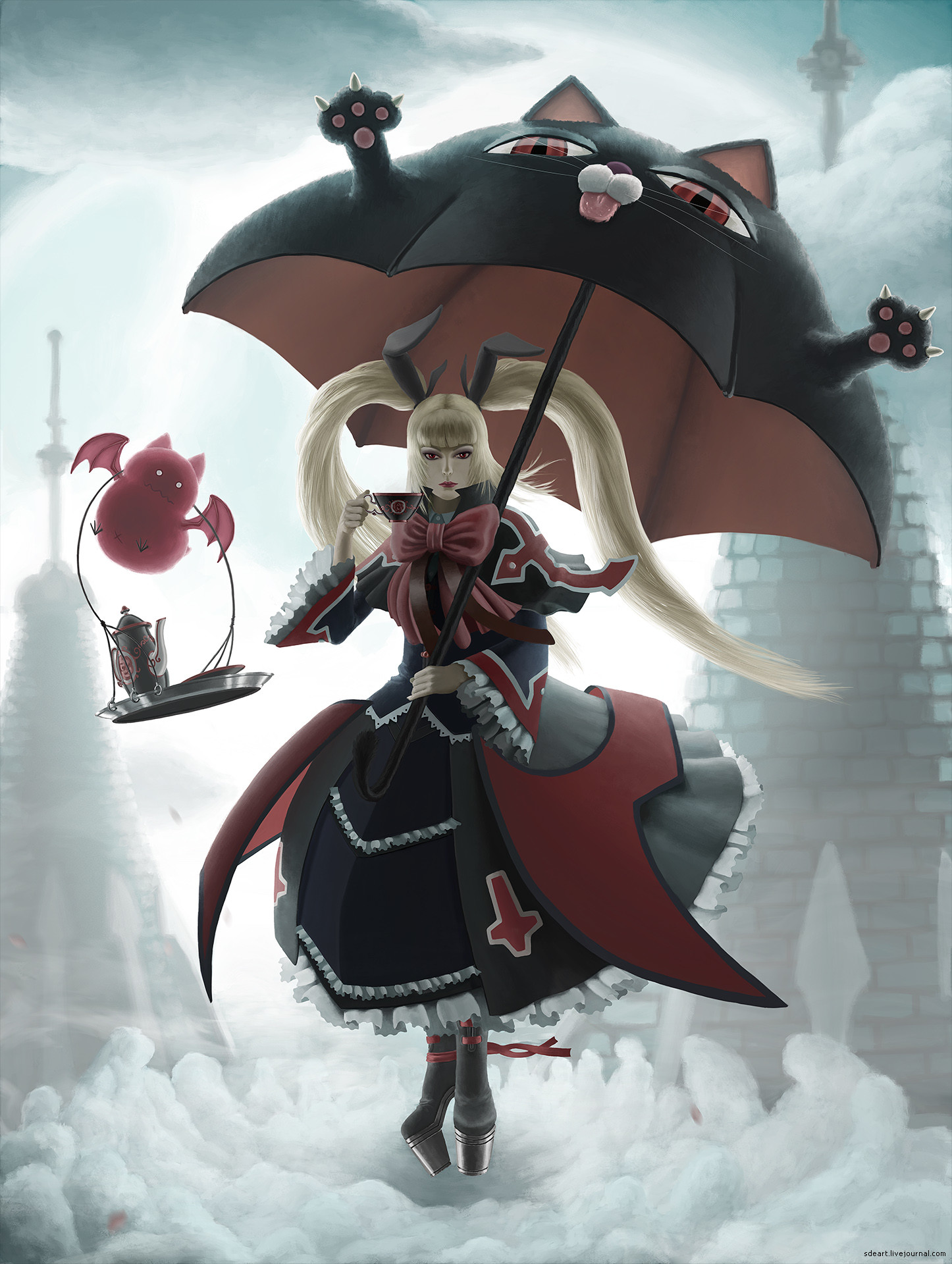 Artstation Rachel Alucard Denis Sdeart