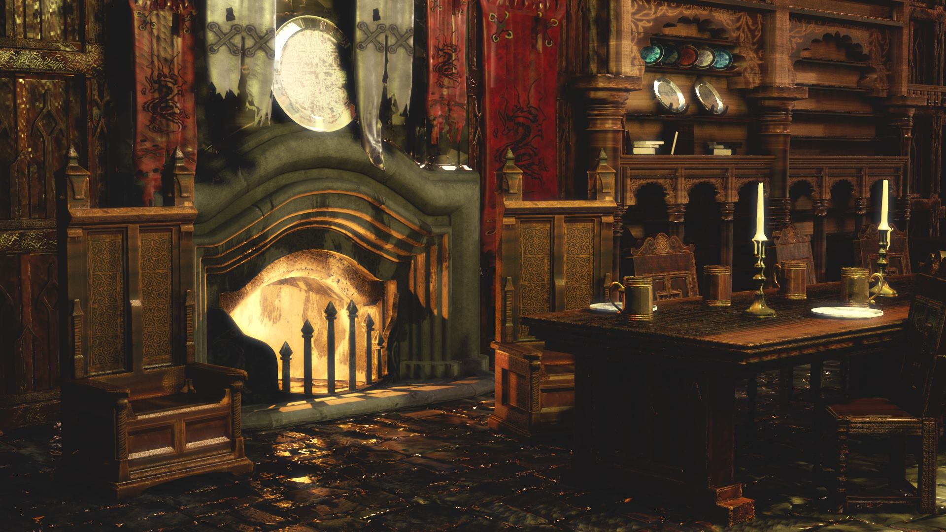 Artstation The Medieval Dining Room L W