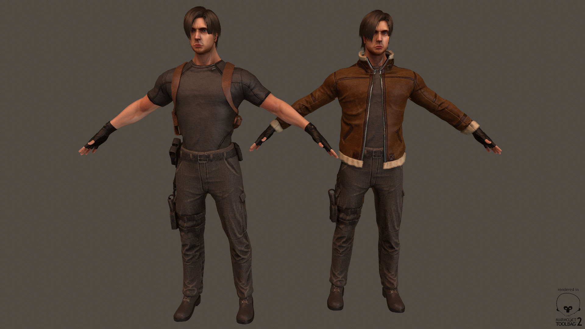 Artstation Leon Kennedy Resident Evil 4 Razzle Bell