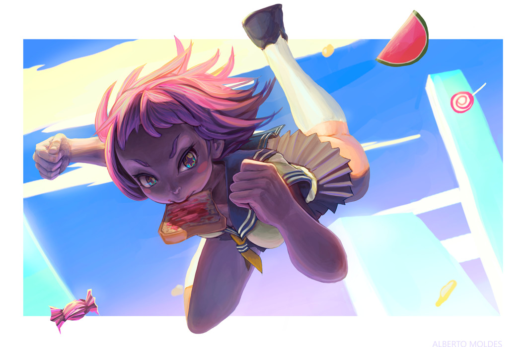 Artstation Make Anime Great Again Alberto Moldes