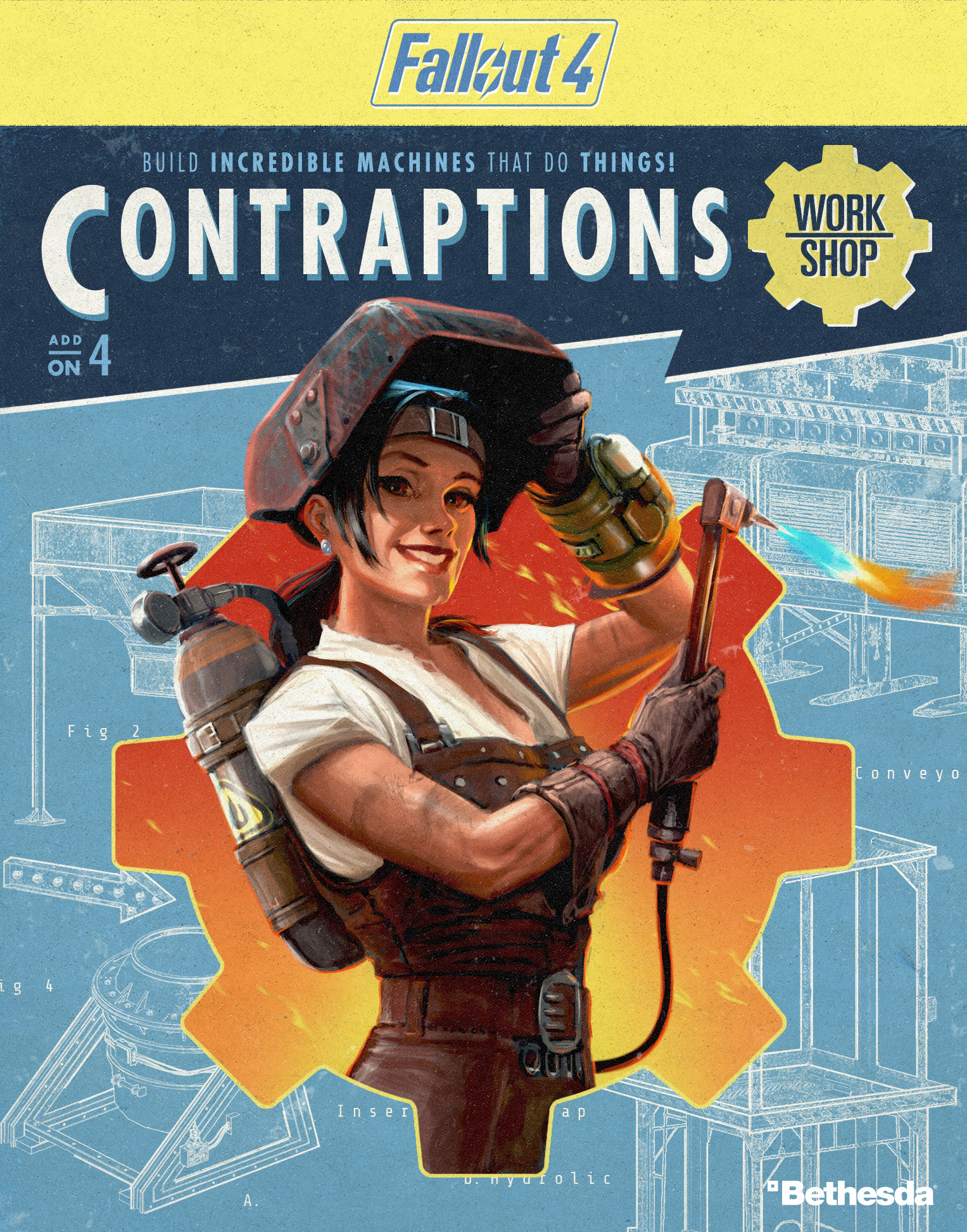 Artstation Fallout 4 Dlc Contraptions Cover Ray Lederer