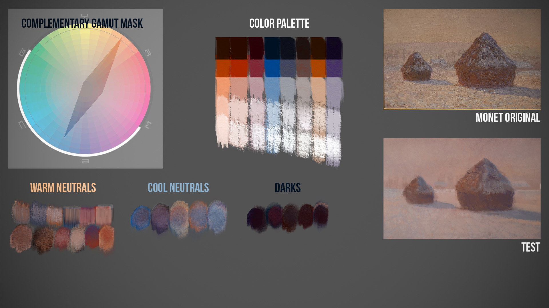 Mo Kim Limited Color Palette Studies