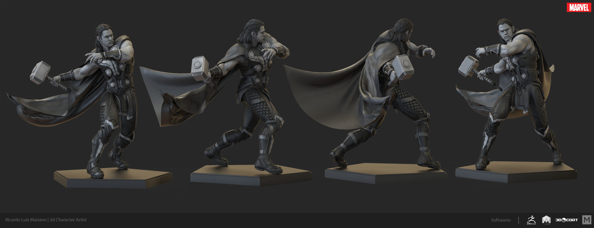 Artstation Thor Avenvers Age Of Ultron Ricardo Luiz Mariano